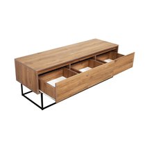 Luppon TV cabinet with drawers 140 cm walnut