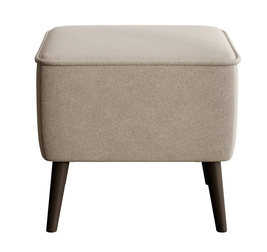 Vence Castel 03 footstool, black legs