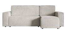 Copertino L-shaped corner sofa with sleeping function with Element 24 universal container