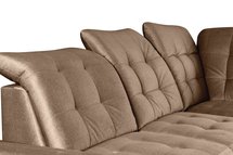 Malihini L-shaped corner sofa bed with storage Element 06 velvet right-hand side