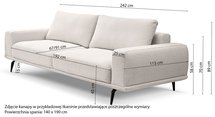 Selline Loop 16 three-seater sofa