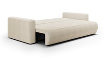 Ajwar three-seater sofa with Curio 09 container, hydrophobic chenille