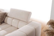 Corner sofa with sleeping function Ragussino L-shaped with side section Sicuro 55 left-hand side