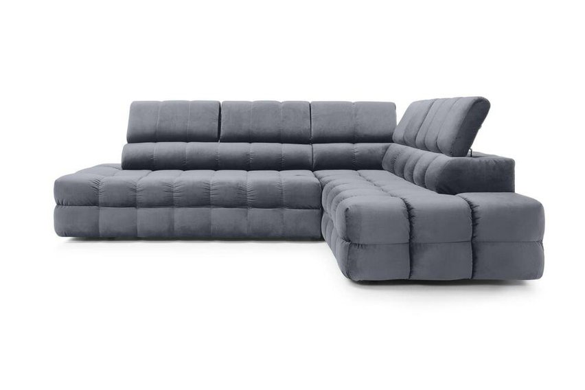 Torazo corner sofa bed with storage (Fabric: Element 23, Side: Right)