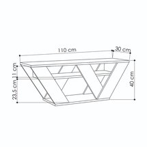 TV cabinet Dabelju graphite