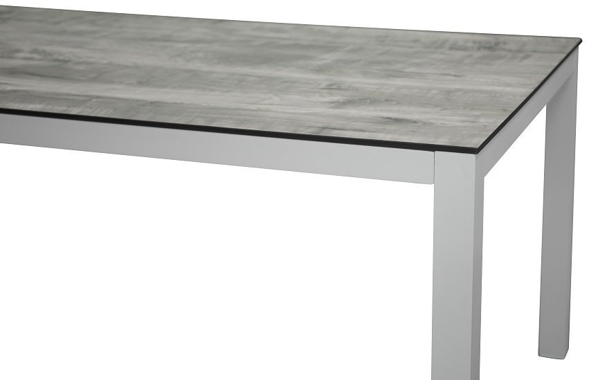 Toroto garden table rectangular 205x100 gray