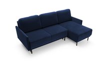 Hamiel L-shaped extendable corner sofa with universal container (Fabric: Solo 263)