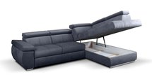 Ararip 268 cm L-shaped corner sofa bed with adjustable headrests and storage (Fabric: Element 22, Side: Right)