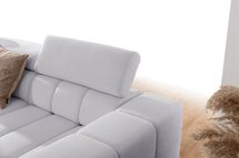 Corner sofa with sleeping function Ragussino L-shaped with side section Sicuro 65 left-hand side