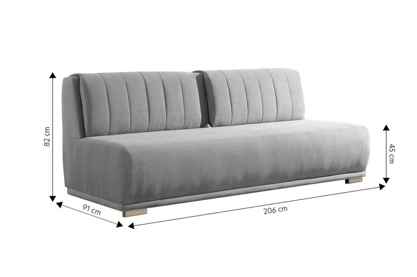 Parkkima three-seater sofa bed with storage (Fabric: Trinity 33)