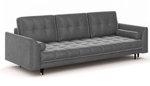 Agriano three-seater sofa with storage Magic Velvet 2217 velvet hydrophobic