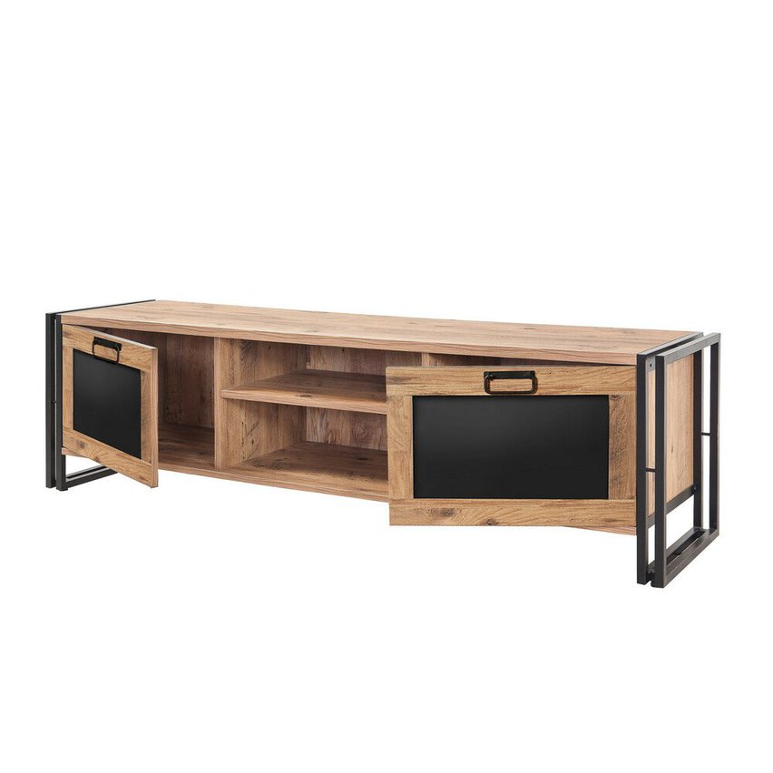 TV cabinet Stanized 180 cm with three drawers pine