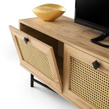 Hepisa TV cabinet with rattan fronts 180 cm