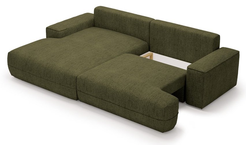 Corner sofa with sleeping function Frenno L-shaped with container Modesto 484 left-hand side