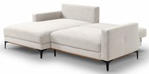 Corner sofa with sleeping function Sabbino L-shaped with storage Curio 02 hydrophobic chenille right-hand side