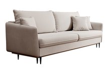 Volio three-seater sofa with black legs