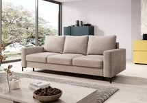 Mokpeo three-seater sofa bed with storage (Fabric: Velluto 02)