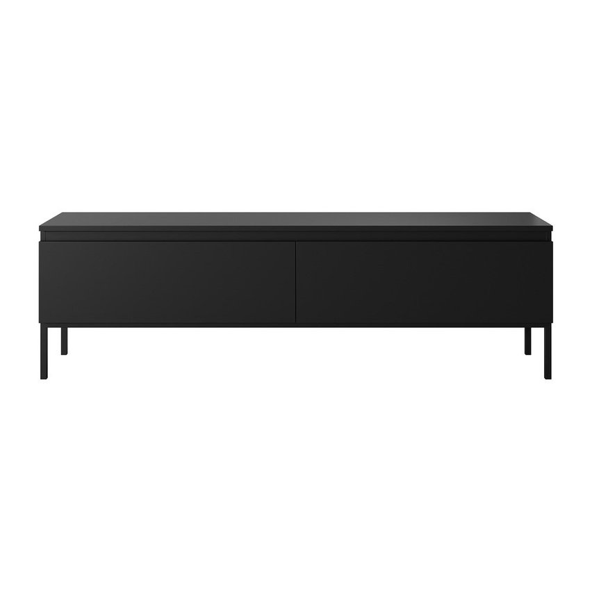 Bemmi TV cabinet, 150 cm, black with black legs