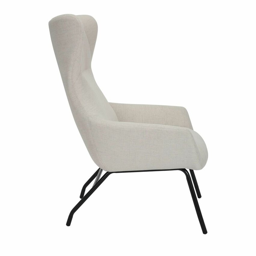 Suppet Cream Chenille Lounge Chair