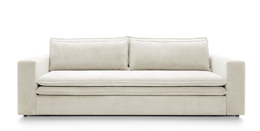 Baptello Poso 38 three-seater sofa bed with corduroy storage