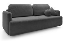 Lambina three-seater sofa with Abriamo 08 boucle container