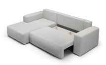 Corner sofa with sleeping function Lummi L-shaped Aragon 80 left-hand side