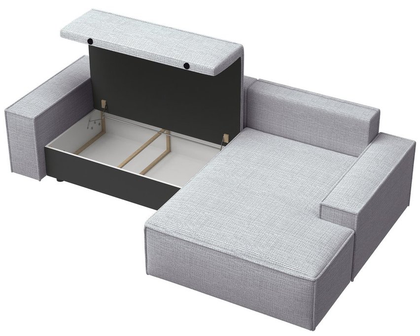 Corner sofa with sleeping function Farese New L-shaped Cremona 81 right-hand side