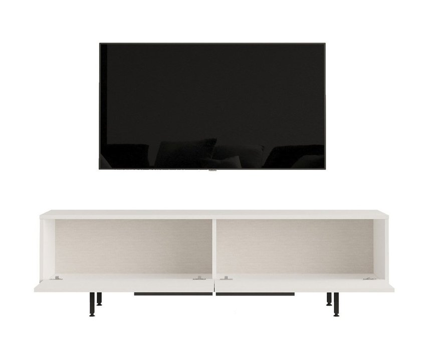 TV cabinet Plunism 160x35.5 cm white