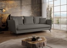 Castilio three-seater sofa with Moly 85 container, hydrophobic chenille