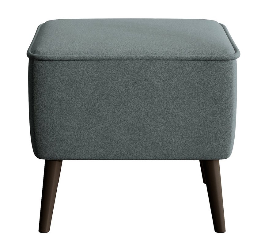 Vence Castel 90 footstool, black legs