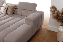 Corner sofa with sleeping function Ragussino L-shaped Sicuro 50 right-hand side