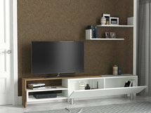 TV cabinet Monetar with two shelves