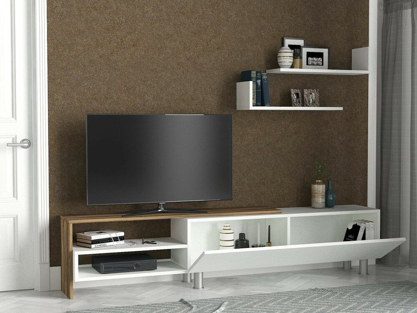 TV cabinet Monetar with two shelves