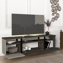 RTV cabinet Niegra 31.5x150 cm gray