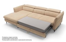 Beira corner sofa bed (Fabric: Element 07, Side: Left)