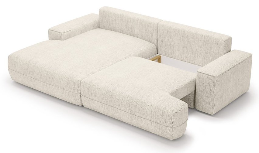 Corner sofa with sleeping function Frenno L-shaped with container Modesto 492 left-hand side