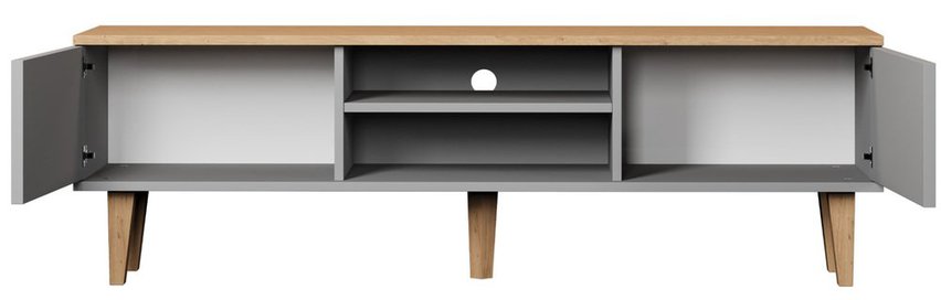 Sakena TV cabinet 160 cm gray