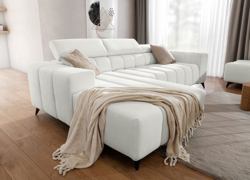 Corner sofa with sleeping function Ragussino L-shaped Sicuro 60 left-hand side