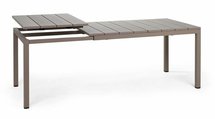 Rio Nardi extendable garden table 140-210x85 cm made of certified brown material