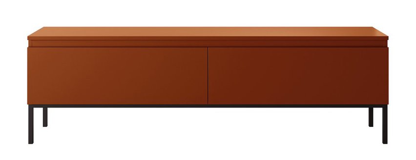 Bemmi TV cabinet 150 cm Brick red