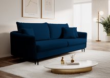 Volio three-seater sofa with black legs