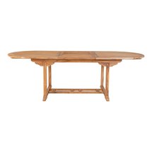 Parassala extendable garden table 180-240x90 cm made of teak wood