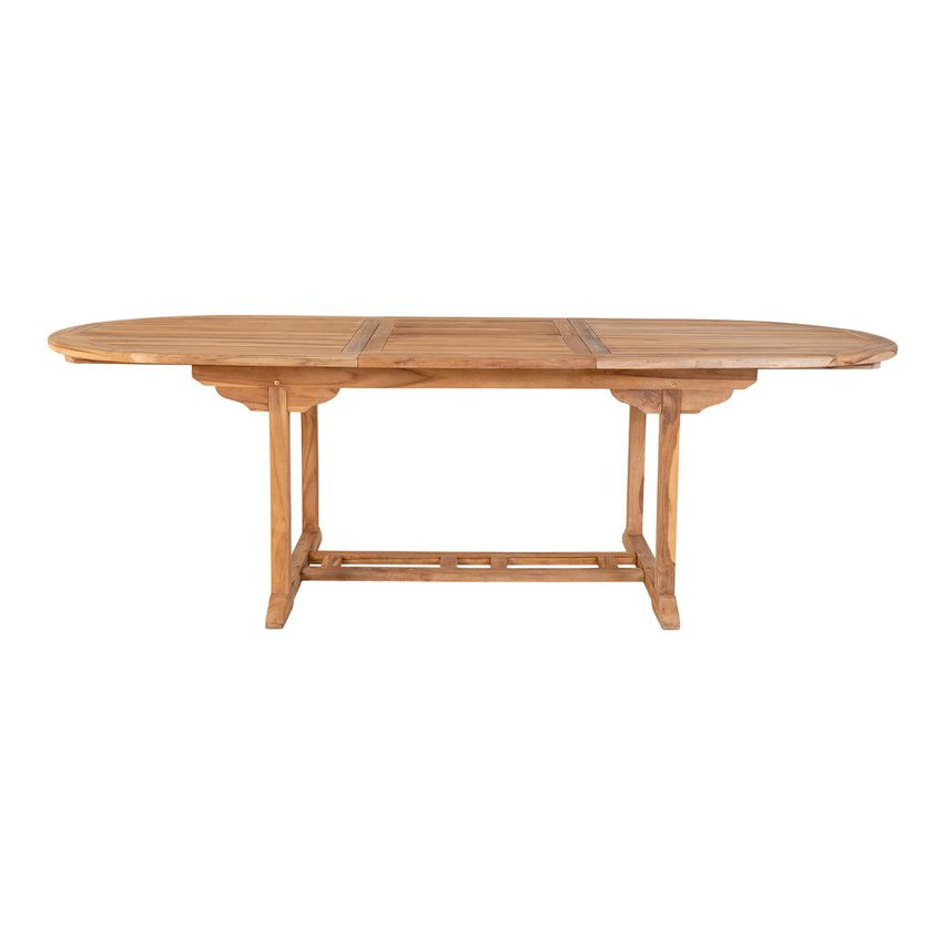 Parassala extendable garden table 180-240x90 cm made of teak wood