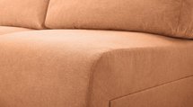 Corner sofa with sleeping function Fimbo L-shaped with container Aragon 56 hydrophobic chenille left-sided