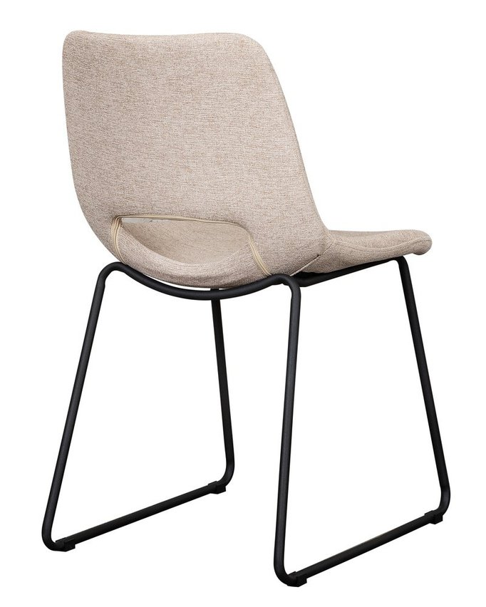 Panessy upholstered chair in beige chenille