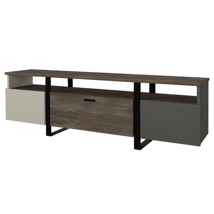 RTV cabinet Niegra 31.5x150 cm gray