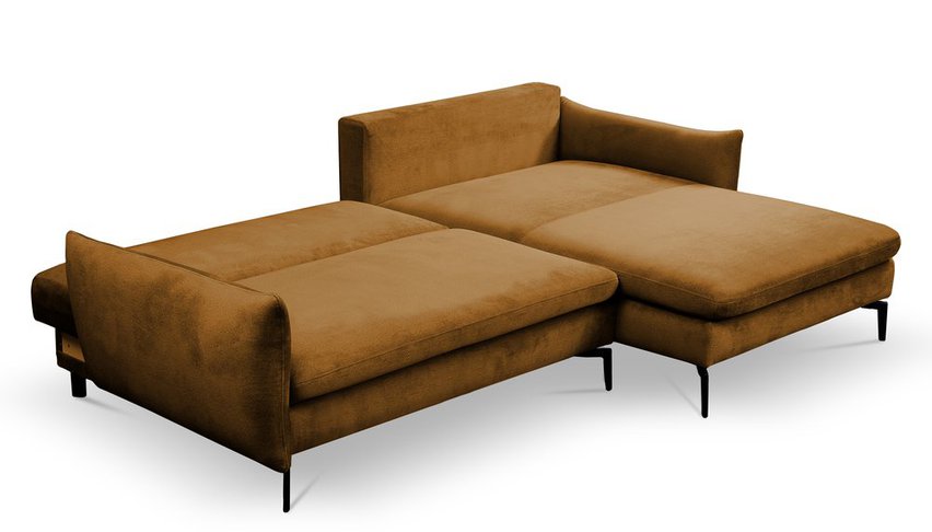 Corner sofa with sleeping function Esalla (Fabric: Element 07, Side: Left)