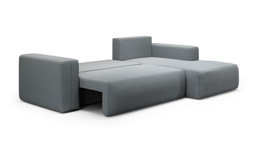 Corner sofa with sleeping function Lummi L-shaped Aragon 93 right-hand side