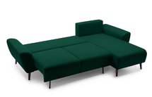 Moon corner sofa bed (Fabric: Monolith 37, Side: Right)