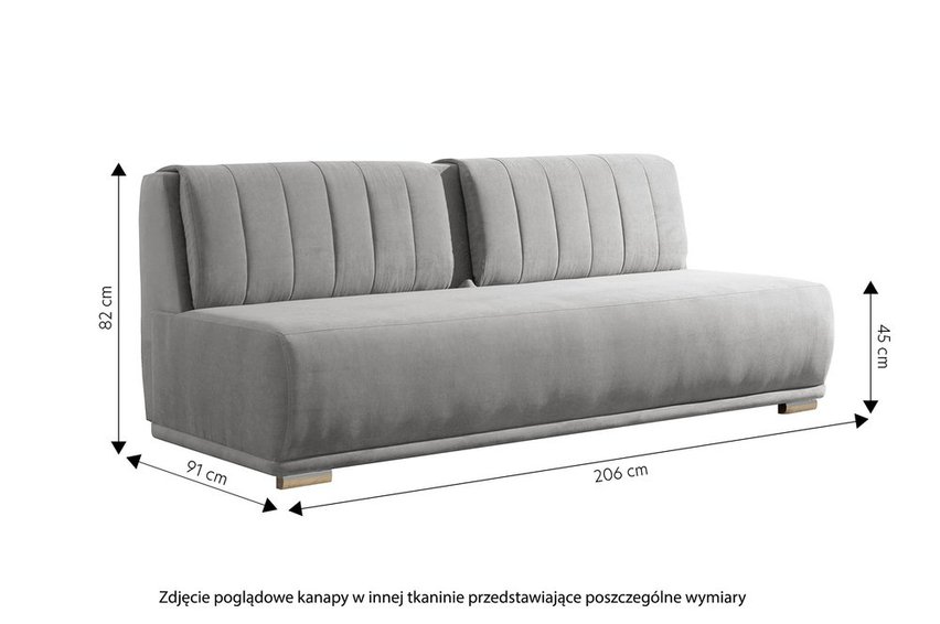 Parkkima three-seater sofa bed with storage (Fabric: Trinity 30)